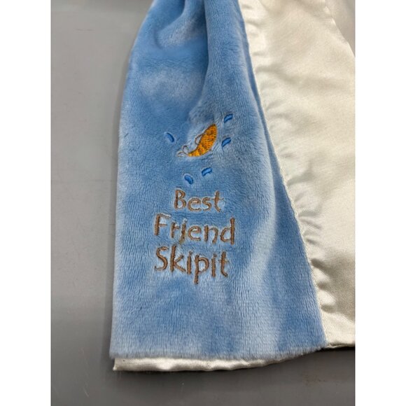 Bunnies By The Bay Blue Puppy Plush Lovey Blanket‎ Best Friend Skipit - Picture 2 of 5